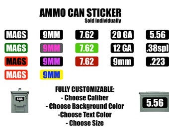 Ammo Box Labels | Etsy Canada