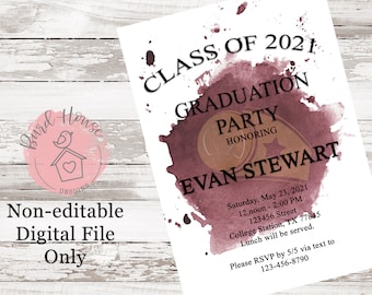 Texas A&m Graduation Announcement - Etsy