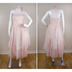 pink lace dresses for women V Neck Pink Lace Prom Dresses with Leg Slit, Pink Long Lace Formal Eve   jbydress