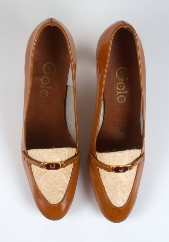 Vintage 1960s - 1970s Golo Leather Orange Brown &… - image 6