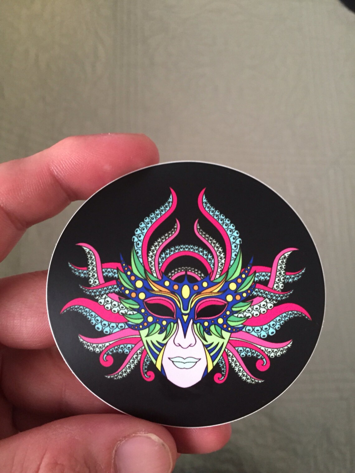 10 pack Masquerade Mask Stickers Etsy