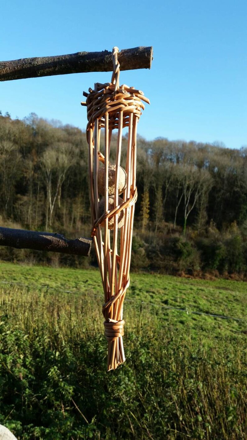 Willow Bird Feeder Etsy