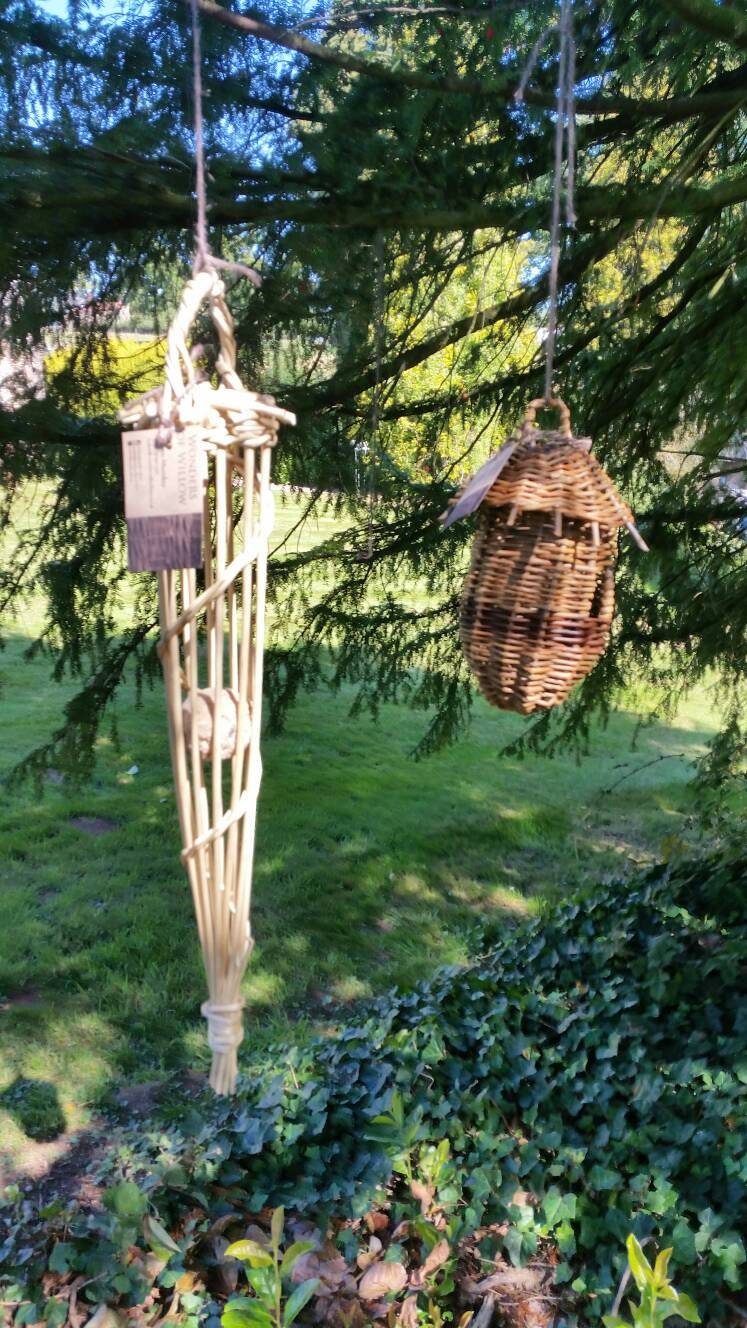 Willow Bird Feeder Etsy