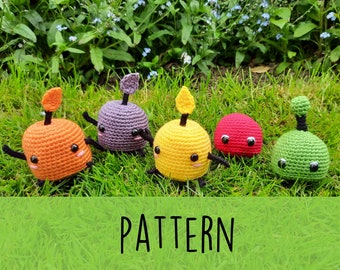Junimo Amigurumi PATTERN, Stardew Valley Crochet PDF Written Pattern, Junimo and Slimes Plushie