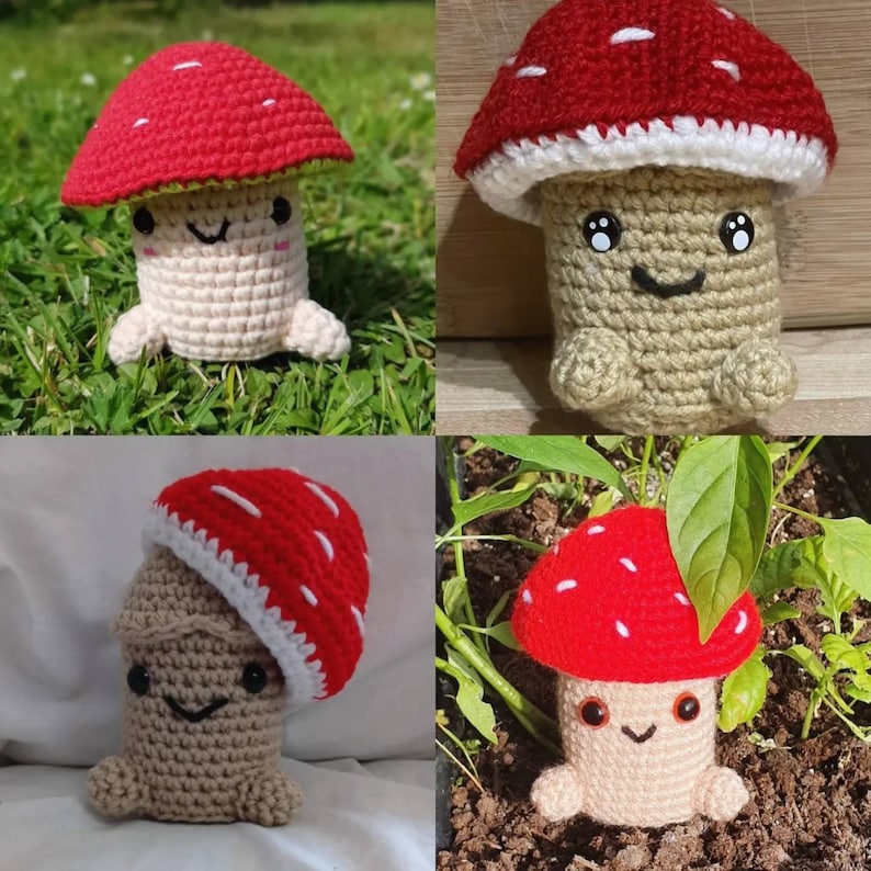 Penis Amigurumi PATTERN Rude Mushroom Crochet Pattern Cute Etsy