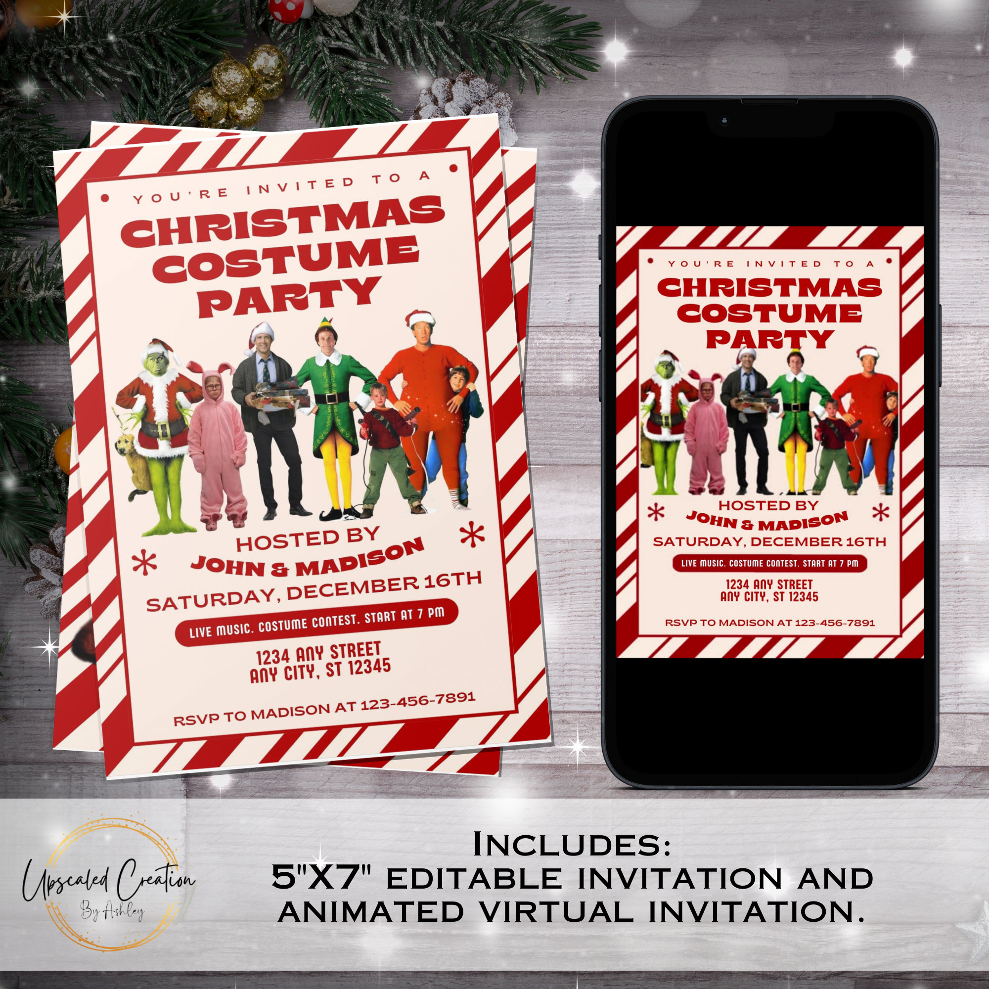 Christmas holiday shop costumes