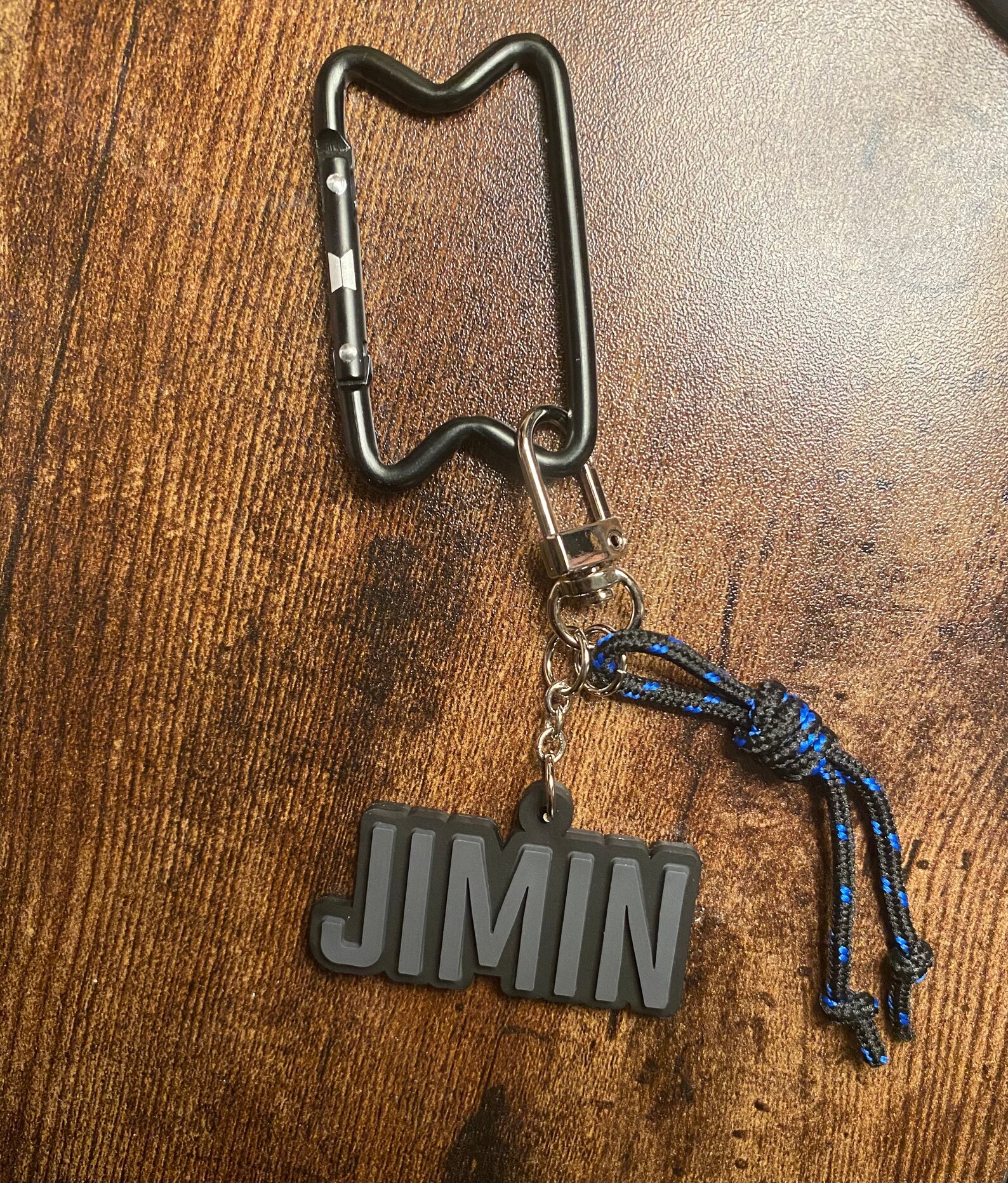 BTS Inspired Name Keychain with logo clip Etsy