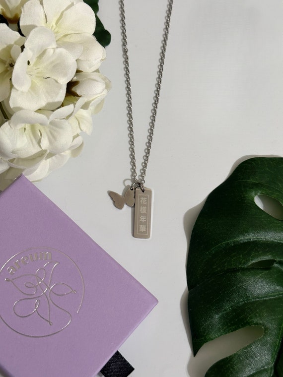 BTS HYYH Inspired Butterfly Necklace V2 - Etsy
