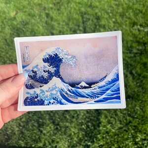 Great Wave-sticker, waterdicht vinyl, Japanse Hokusai-kunst afbeelding 8