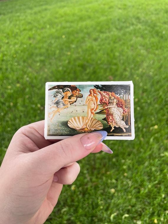 The Birth of Venus, Waterproof Vinyl Sticker, Renaissance Art painting by Botticelli