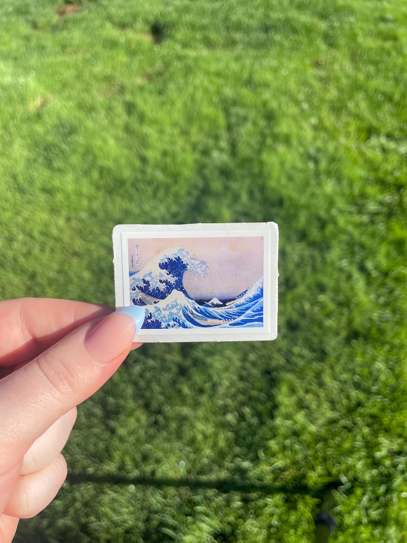 Great Wave-sticker, waterdicht vinyl, Japanse Hokusai-kunst afbeelding 4