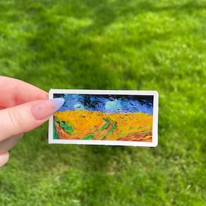 Vinilo impermeable de Van Gogh: Campo de trigo con cuervos
