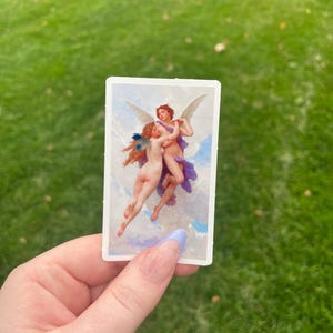 The Abduction of Psyche (1899), Waterproof Vinyl Sticker, Fine Art painting by William Adolphe Bouguereau