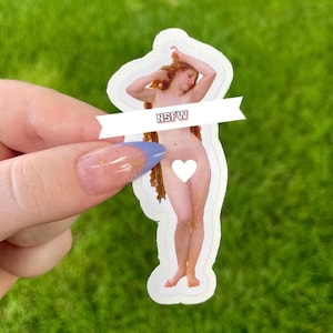 The Birth of Venus, Waterproof Vinyl Sticker, Renaissance Art painting by William Adolphe Bouguereau
