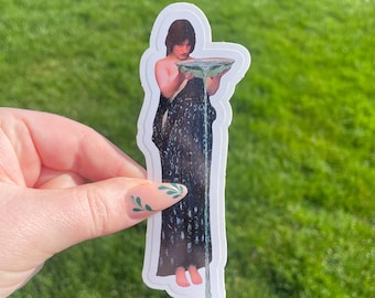 Circe Invidiosa, Pre-Raphaelite Waterproof Vinyl Sticker with easy-peel backing