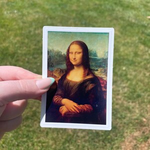 Adesivo Mona Lisa, arte renascentista de Leonardo de Vinci imagem 6