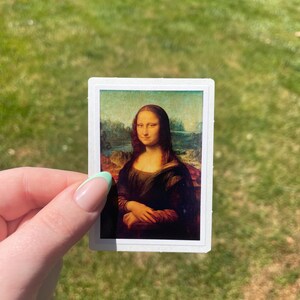 Adesivo Mona Lisa, arte renascentista de Leonardo de Vinci imagem 2