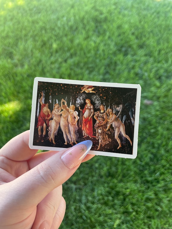 Primavera, Waterproof Vinyl Sticker, Renaissance Art painting by Botticelli