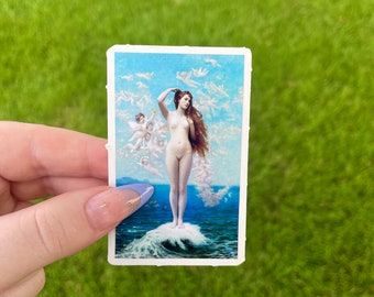 The Birth of Venus, Waterproof Vinyl Sticker, Painting by Jean-Léon Gérôme