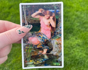 Lamia Sticker, Painting by John William Waterhouse