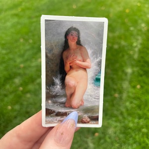 The Pearl, Waterproof Vinyl Sticker, painting by William Adolphe Bouguereau