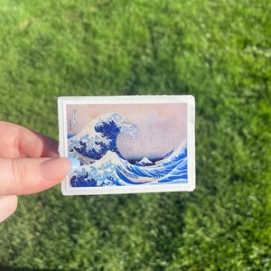 Great Wave-sticker, waterdicht vinyl, Japanse Hokusai-kunst afbeelding 2