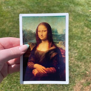 Adesivo Mona Lisa, arte renascentista de Leonardo de Vinci imagem 8