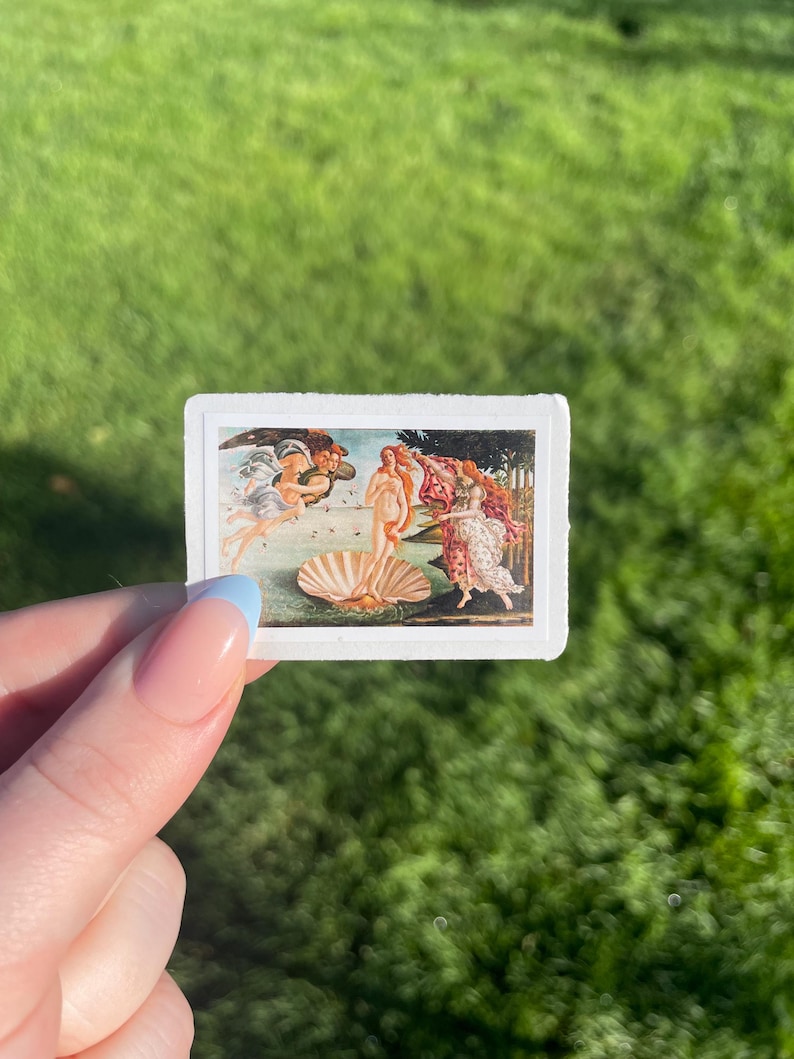 The Birth of Venus, Waterproof Vinyl Sticker, Renaissance Art painting by Botticelli image 3