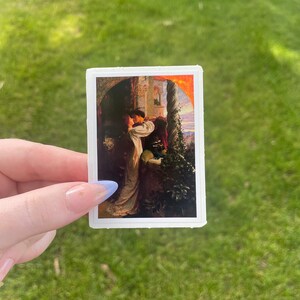 Romeo and Juliet Sticker, Preraphaelite art by Frank Dicksee image 2