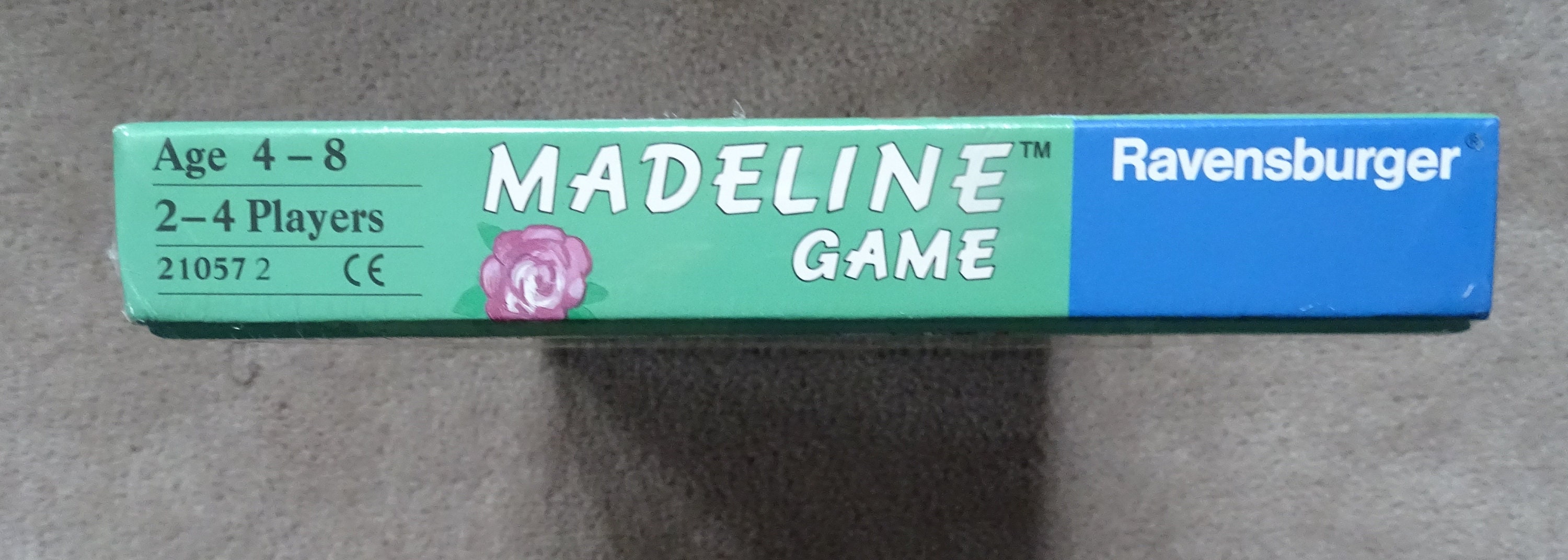 Madeline Memory Board Game, for 2 to 4 Players Ages 4 to 8 New Old