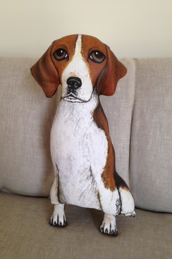 stuffed beagle dog toy