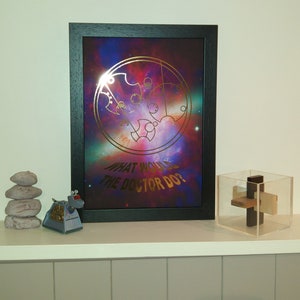 Personalisiertes Dr Who Geschenk - Gallifreyan Print (ungerahmt)