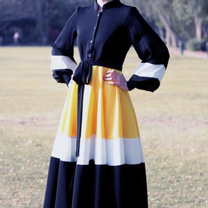 Daisy Abaya Dress Black / Plus Size 