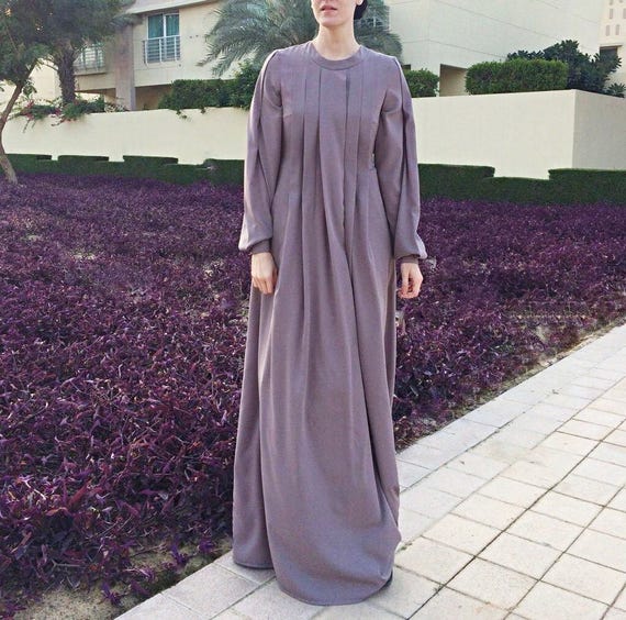 long sleeve hijab dress