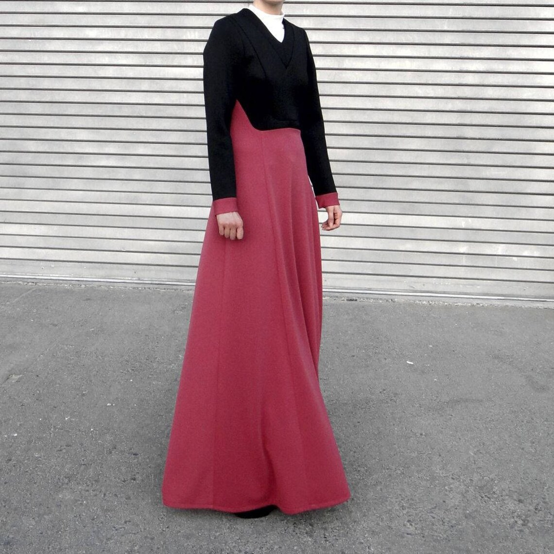 turtle neck abaya