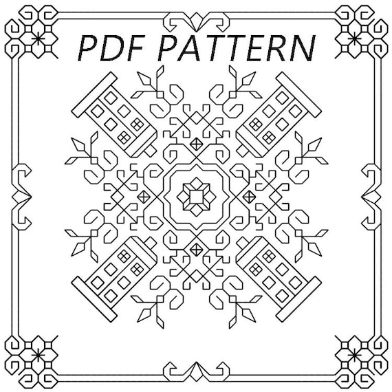 Pattern Docotor Dr Who Tardis Pattern