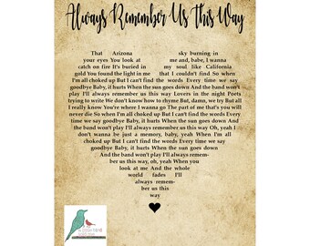 Remember Us This Way Etsy