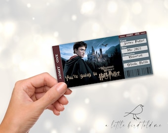 HP Wizard World Universal Orlando Florida / London studios tour Making of ticket surprise reveal PERSONALISED!