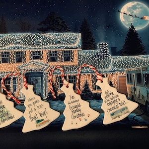 Griswold Christmas Vacation Christmas Decoration - can be personalised - Christmas Gift Christmas Eve Box gifts for men movie gifts