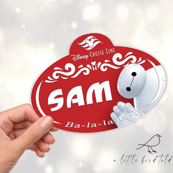 Imán para puerta de crucero personalizado Bay max Big Hero 6 Wish Dream Wonder Fantasy Magic Treasure - Up Ositos de goma vintage Stitch / extensor de pez