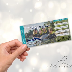 Dolphin swim florida dévoile son billet | Révélation surprise des Fêtes | PERSONNALISÉ ! | Cadeau surprise | faux billet | Les vacances révèlent une surprise