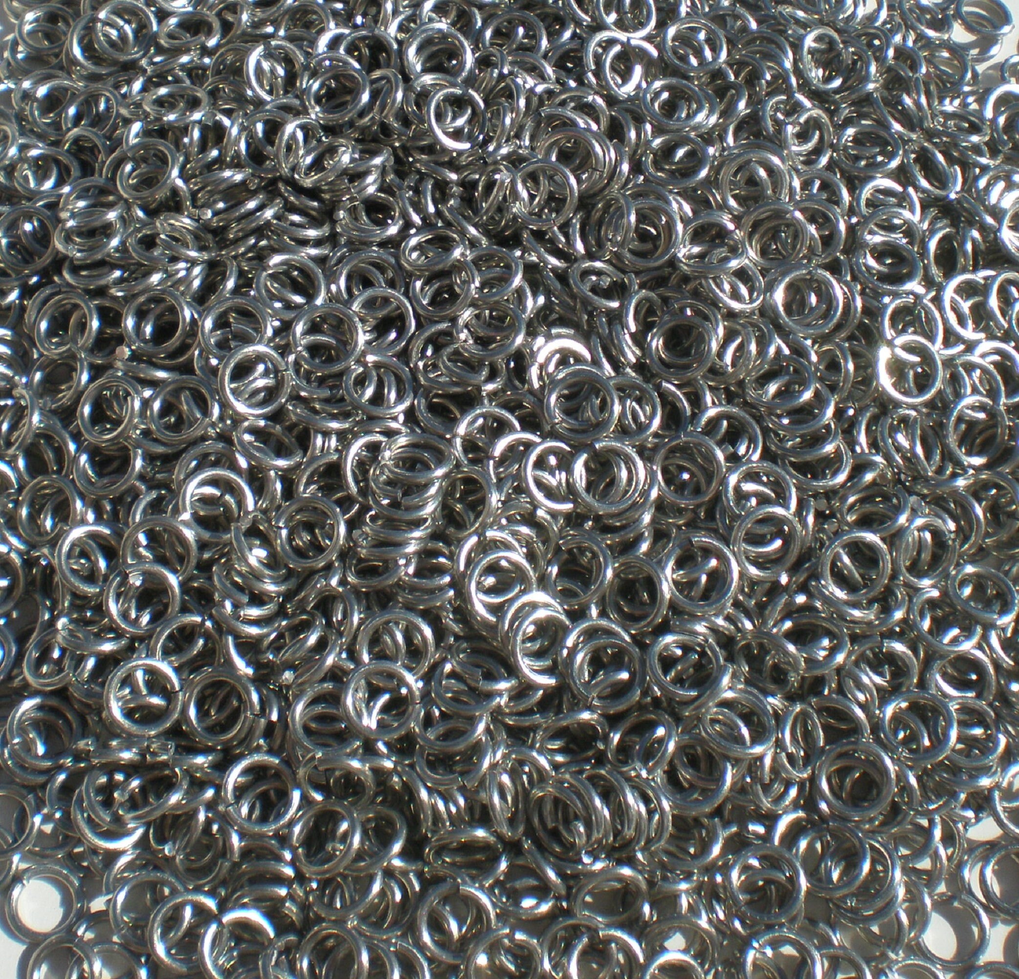 200pcs Stainless Steel Split Rings, Double Rings, Split Jump Rings