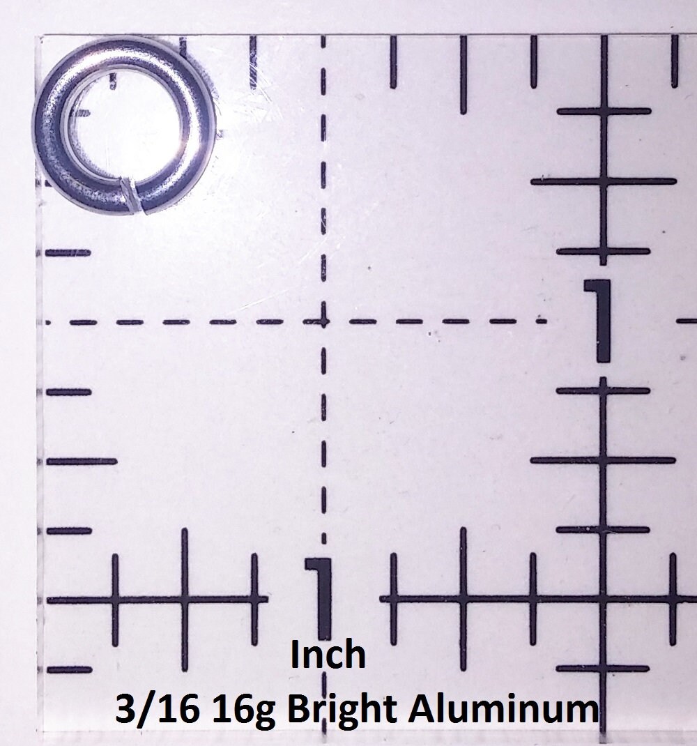5000 16G Bright Aluminum Jump Rings Choose Your Size Etsy UK