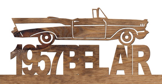 1957 GMC Pickup Truck Wood Ornament Engraved
