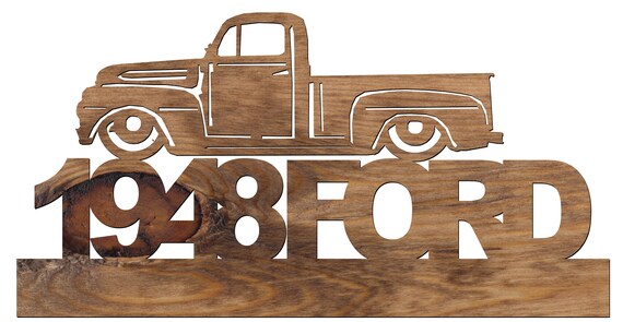 wooden ford truck