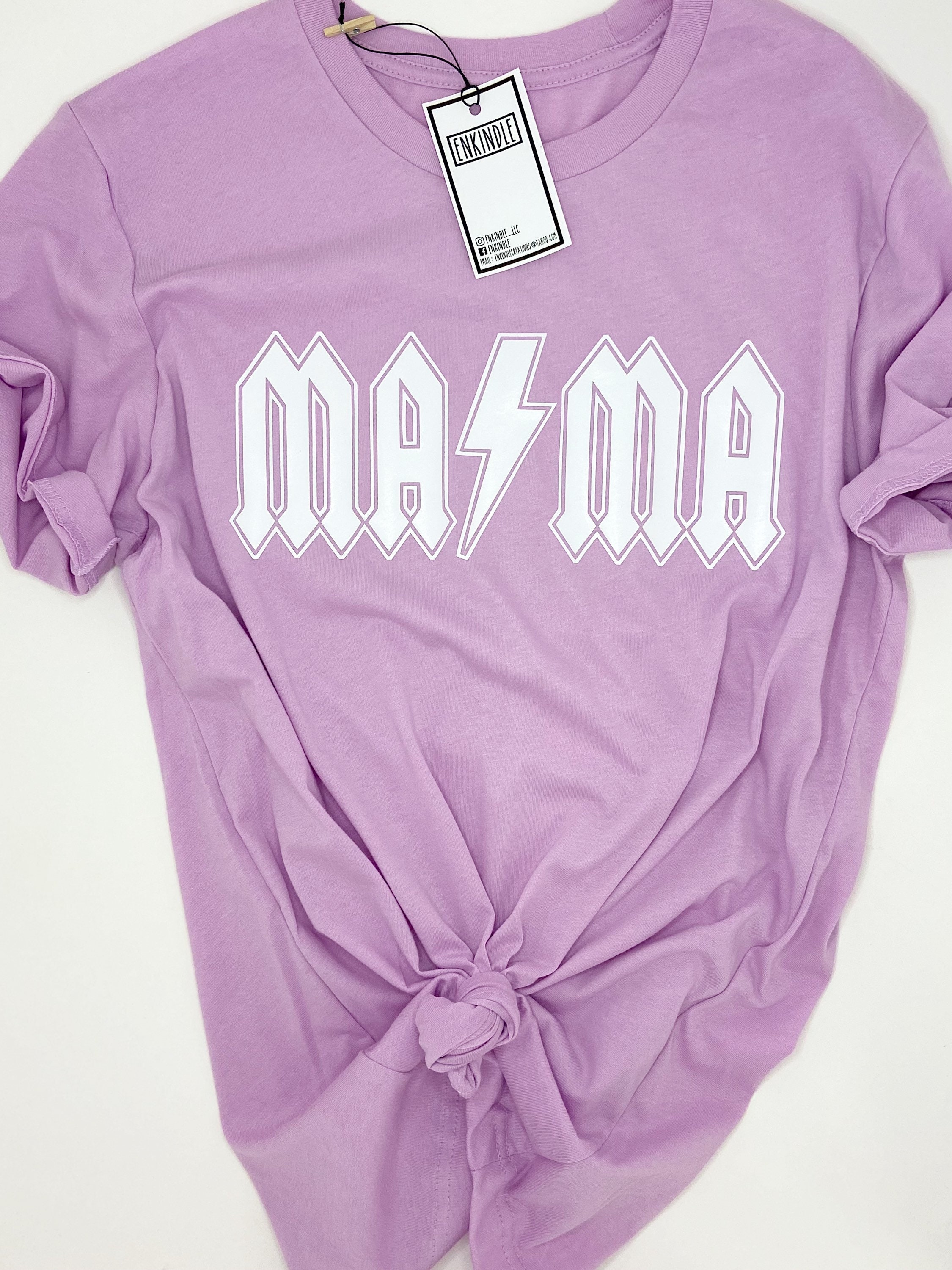 Mama Tee Camiseta AC/DC Mama Rock Mama Shirt - Etsy España