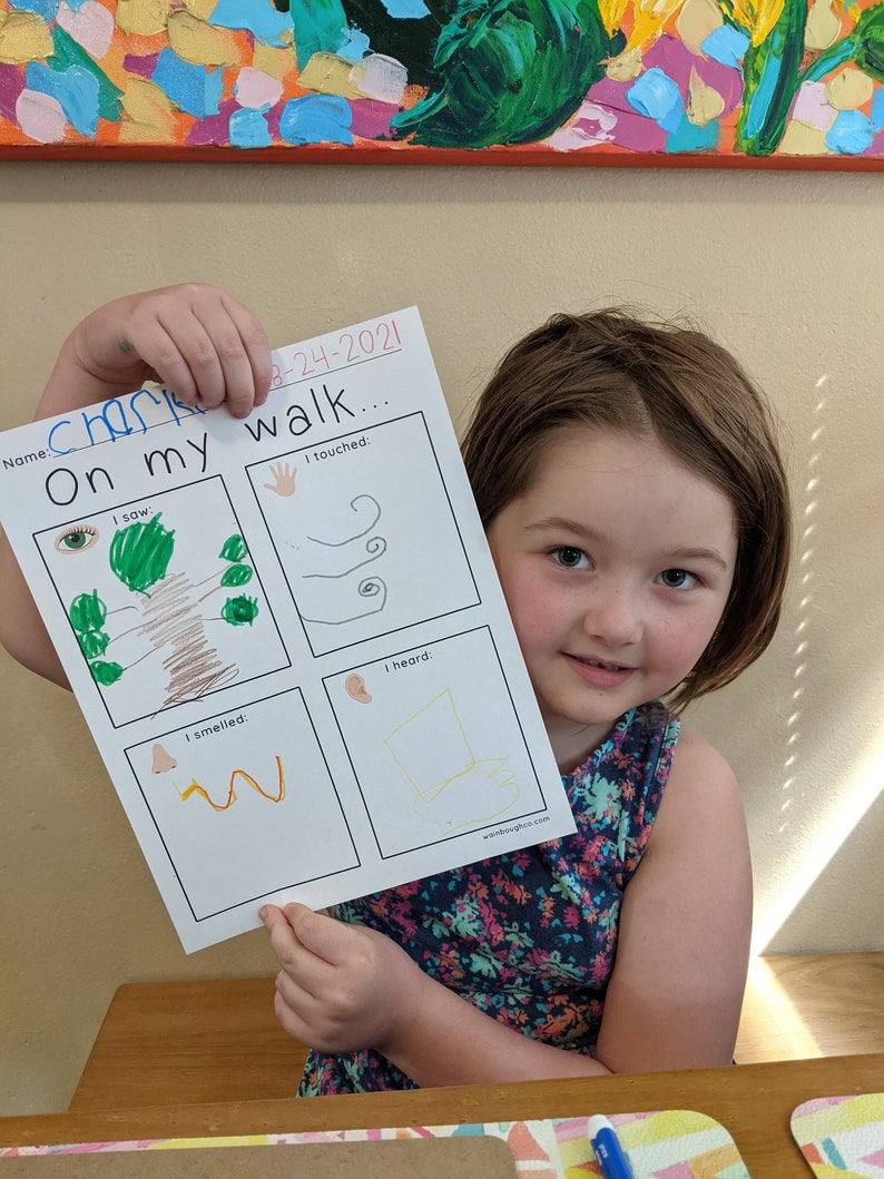 Nature Observations Journal Activity Printable Teaching Etsy