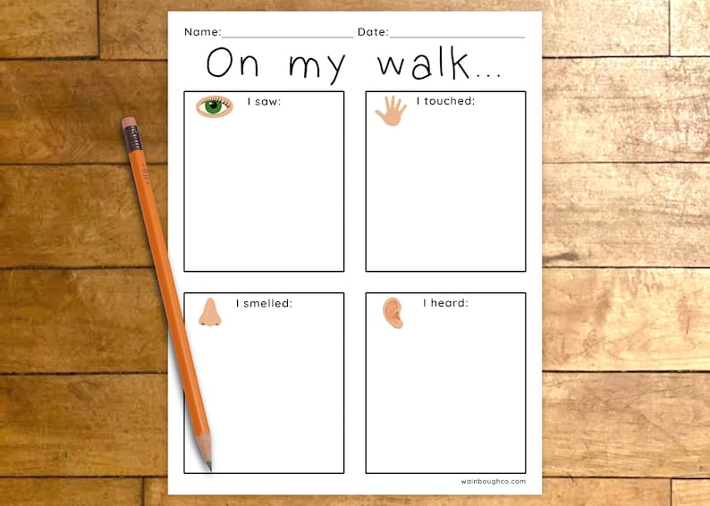 Nature Observations Journal Activity Printable Teaching - Etsy