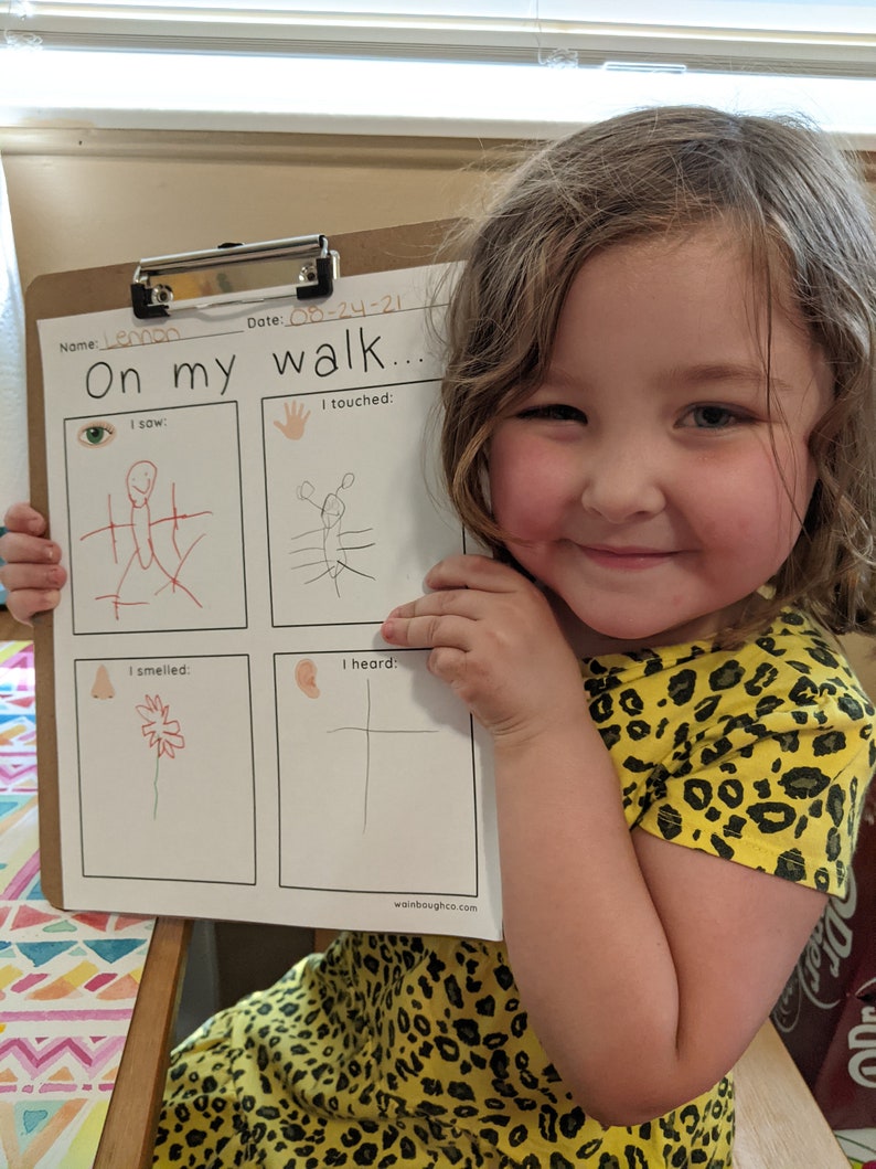 Nature Observations Journal Activity Printable Teaching Etsy