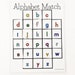 Letter Matching Activity, Printable Alphabet Match, Educational Game ...